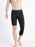 ComfyFit Asymmetric Compression Pants - Men's Skinny Fit Leggings for Outdoor Activities - Breathable, Stretchy, and Moisture-Wicking Comfort for Running, Hiking, and Fitness Enthusiasts