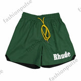 Rhude Mens Shorts Designer Short for Men Sets Tracksuit Pants C1 Loose Comfortable man Beach Pants Fashion men swimwear