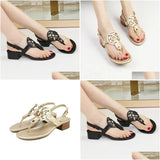 Sandals Luxury Designer Slider Shoes Summer Esign Pu Leather Casual Outdoor Womens 240612 Drop Delivery Accessories Dhfnp