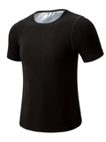 High-Performance Mens Compression Sweat Sauna T-Shirt - Enhance Workout Efficiency with Moisture-Wicking, Four-Way Stretch, Body Shaping, and Quick-Drying Technology - Ideal for Fitness, Gym, and Athletic Activities