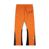 galleriesy pant designer pants galleriesy dept letter print galleries denim straight sweatpants speckled letter print pant 0032