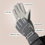 Winter Ski Gloves with Velvet Lining - Waterproof & Windproof, Ideal for Skiing, Outdoor Activities & Hiking