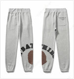 designer pants mens pants vintage cargo pants joggers sweatpants cargos graffiti sweatpant jogger pantalon High Street hip hop Couples Drawstring A1