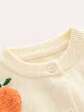 Adorable Girls’ Fruit Motif Cardigan - Cozy Cotton, Spring/Fall Ready, Easy Button-Up, Stylish Comfort Fit