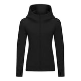 Yoga Jacket Clothes Leisure Women's Hoodie Gym Sports Coat LU-28 Autumn Winter Plush Sweater Running Scuba Coat