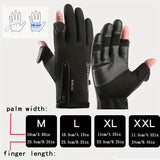 1pc Winter Touchscreen Gloves, Two-finger Touchscreen For Texting, Warm Gloves For Cold Weather, Touchscreen Gloves For Running