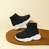 Casual Comfortable Solid Color Slip On Woven Shoes For Baby Boys, Breathable Lightweight Walking Shoes For All Seasons