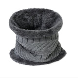 Cozy 3pcs Winter Set: Thick Fleece-Lined Beanie, Scarf & Touchscreen Gloves -, Cotton, Hand Washable