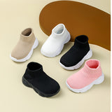 Casual Comfortable Solid Color Slip On Woven Shoes For Baby Boys, Breathable Lightweight Walking Shoes For All Seasons