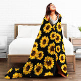 1pc Soft and Lightweight Sunflower Blanket for Adults - Perfect for Couches, Sofas, and Weddings - Ideal Gift for Anniversaries