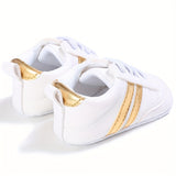 Chic Lightweight Baby Sneakers: Non-Slip, Embroidered Slip-Ons for All-Season Comfort