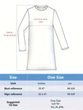 Luxurious Bow Pattern Fuzzy Robe for Women - Soft Long Sleeve Hooded Sleepwear with Buttons, Ruffles, and Pockets - Cozy Plush Winter Nightwear for Cold Nights