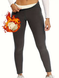 Thermal Velvet Leggings - Soft, Warm, and Fleece-Lined for Ultimate Winter Comfort - Perfect for Women of All Sizes