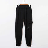 Mens Pants jogger Stretch Loose Pocket sweatpants British style Zipper Outdoor sports casual trousers