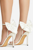 Greatnfb Bow Ankle Strap High Heels