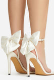 Greatnfb Bow Ankle Strap High Heels