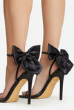 Greatnfb Bow Ankle Strap High Heels