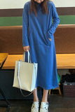 Greatnfb Candy Color Hoodie Dress