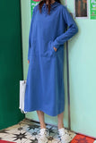 Greatnfb Candy Color Hoodie Dress