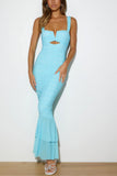 Greatnfb Corset Shirred Pack Hip Fishtail Dress