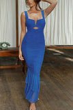 Greatnfb Corset Shirred Pack Hip Fishtail Dress
