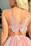 Greatnfb Lace Butterfly Cami Vest