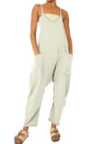 Greatnfb Large Pocket Cami Jumpsuits