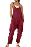 Greatnfb Large Pocket Cami Jumpsuits