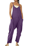 Greatnfb Large Pocket Cami Jumpsuits