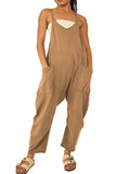 Greatnfb Large Pocket Cami Jumpsuits