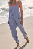 Greatnfb Large Pocket Cami Jumpsuits