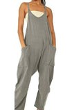 Greatnfb Large Pocket Cami Jumpsuits