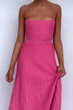 Greatnfb Pleated High Waist Knit Dress