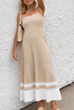 Greatnfb Pleated High Waist Knit Dress