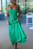 Greatnfb Pleated High Waist Knit Dress