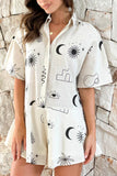 Greatnfb Printed Button-down Rompers