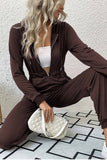 Greatnfb Zipper-Front High Waist Hoodie Jumpsuits