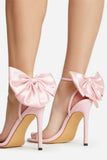 Greatnfb Bow Ankle Strap High Heels